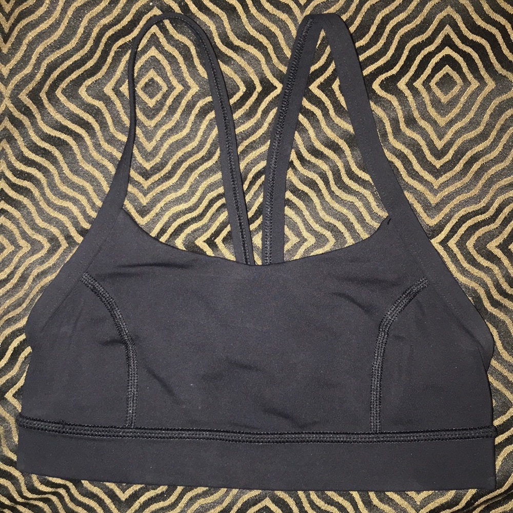 EUC Lululemon Black size 2 Bra Top